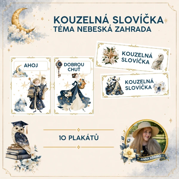 Kouzelná slovíčka - nebeská zahrada