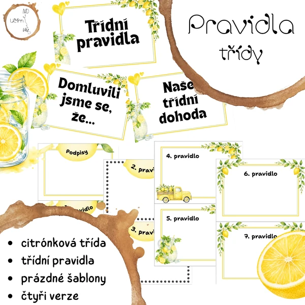 Citrónky - pravidla třídy