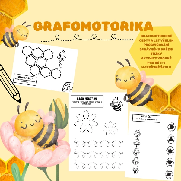 GRAFOMOTORIKA - VČELKA
