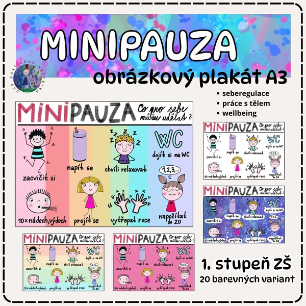 MINIPAUZA - seberegulační plakát A3/A4