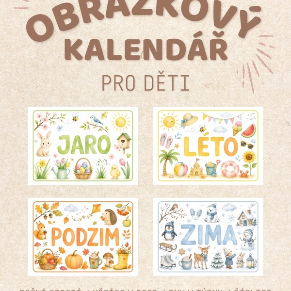 Obrázkový kalendář pro děti