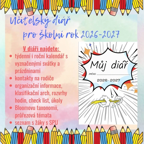Učitelský diář 2026-2027