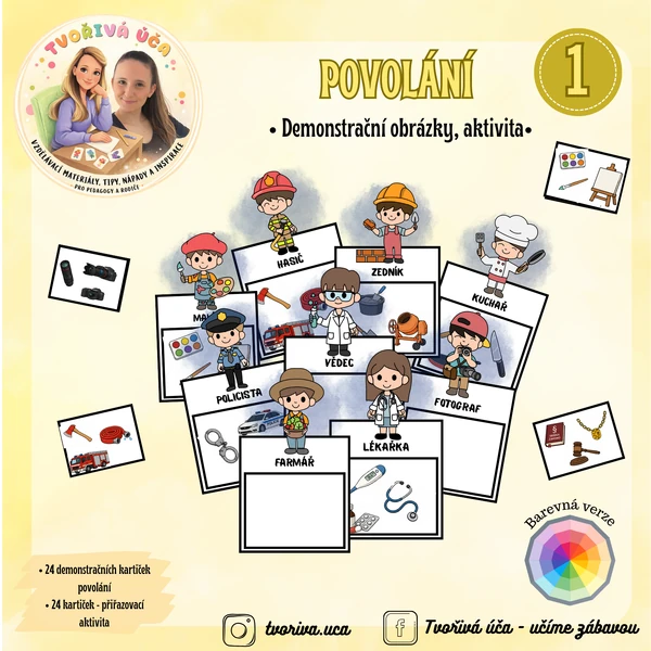 Kartičky povolání 1 