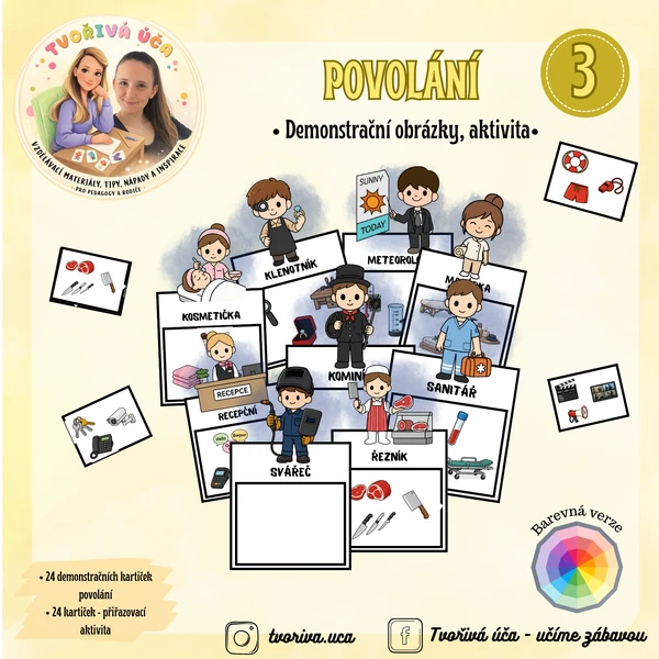 Kartičky povolání 3
