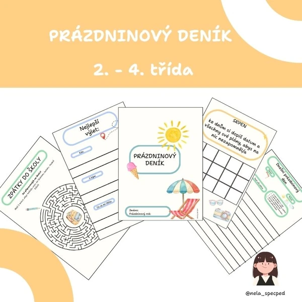 Prázdninový deník 2.-4. ročník 