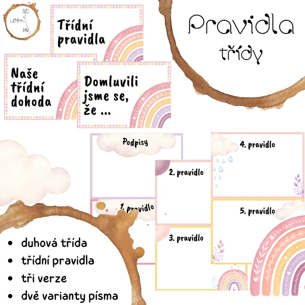 Duha - pravidla třídy
