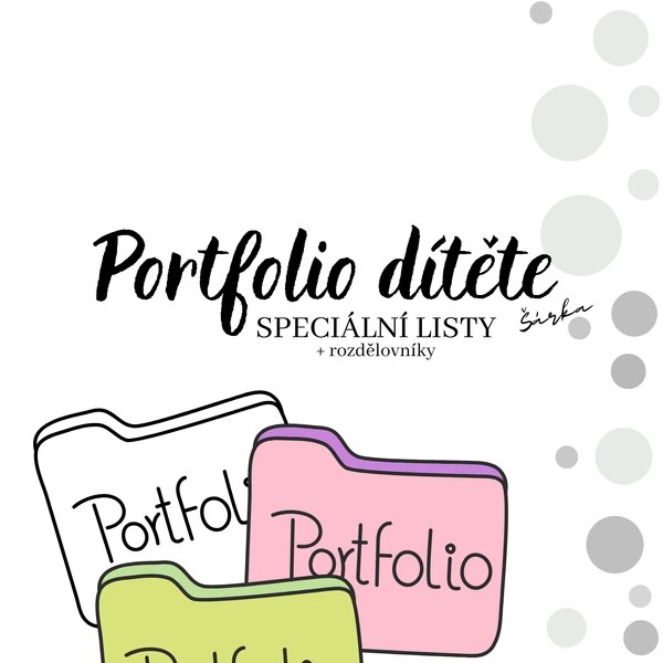 PORTFOLIO dítěte v MŠ