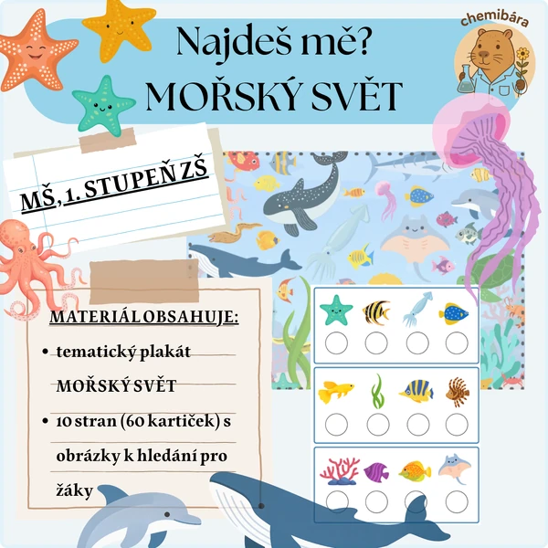 Najdeš mě? - MOŘSKÝ SVĚT