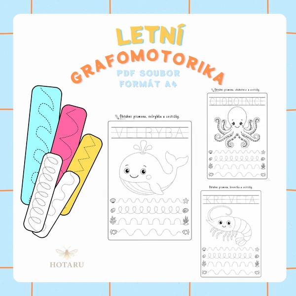 LETNÍ GRAFOMOTORIKA