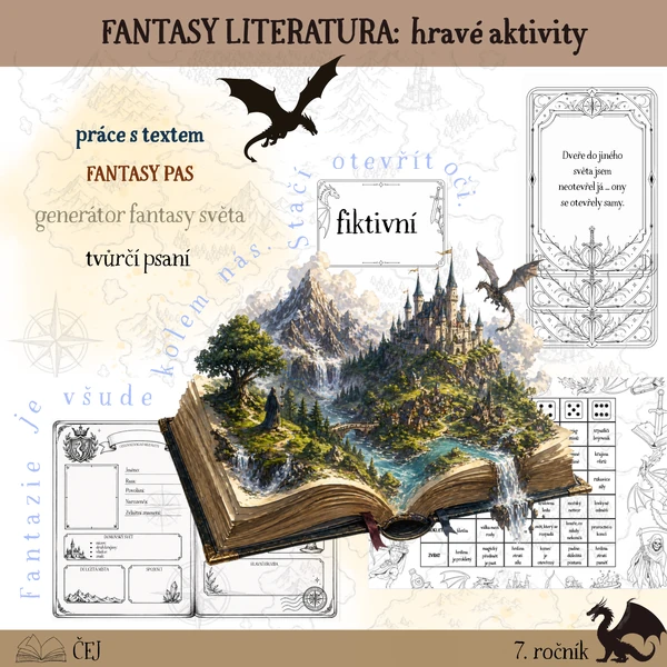 Fantasy literatura: hravé aktivity 