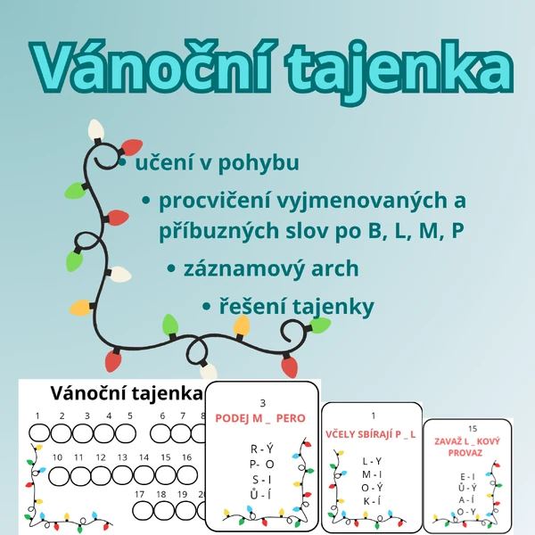 VÁNOČNÍ TAJENKA
