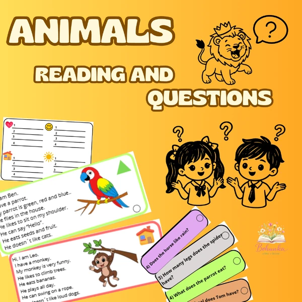 READING AND QUESTIONS - animals