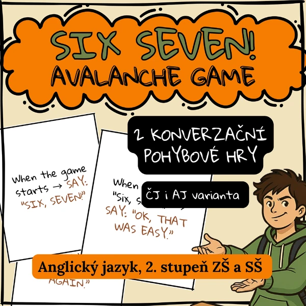 AVALANCHE GAME - Speaking & Movement Game | Pohybová hra | Trend 67