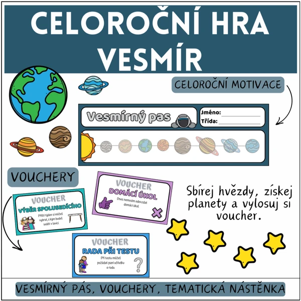 Celoroční motivace - vesmír
