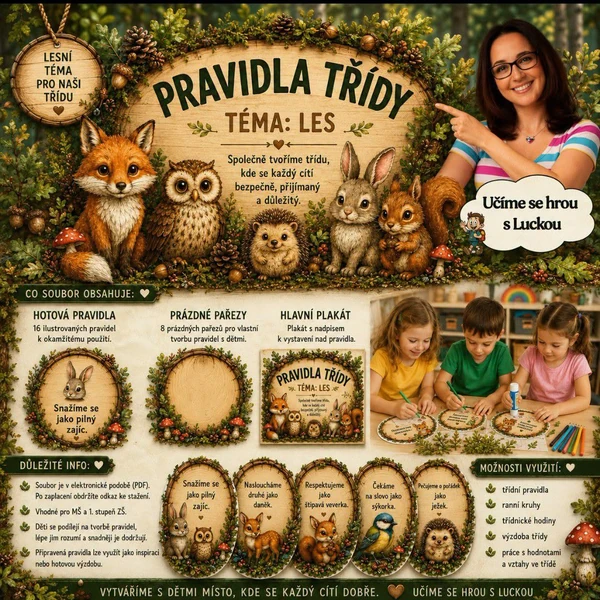 Pravidla třídy - LES - pravidla k dotvoření