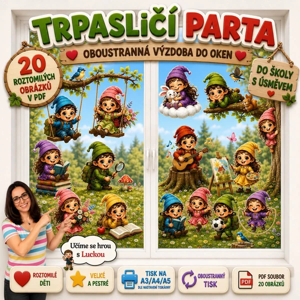 Trpaslíci oboustranná výzdoba