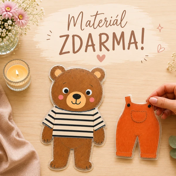 MATERIÁL ZDARMA - OBLÉKNI BERTÍKA🐻