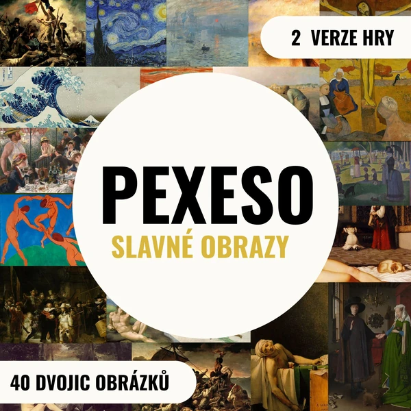 SLAVNÉ OBRAZY - pexeso