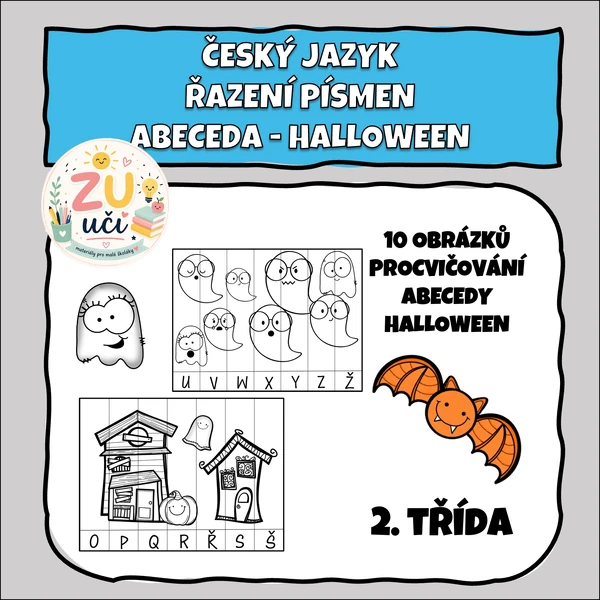 Seřaď podle abecedy - Halloween