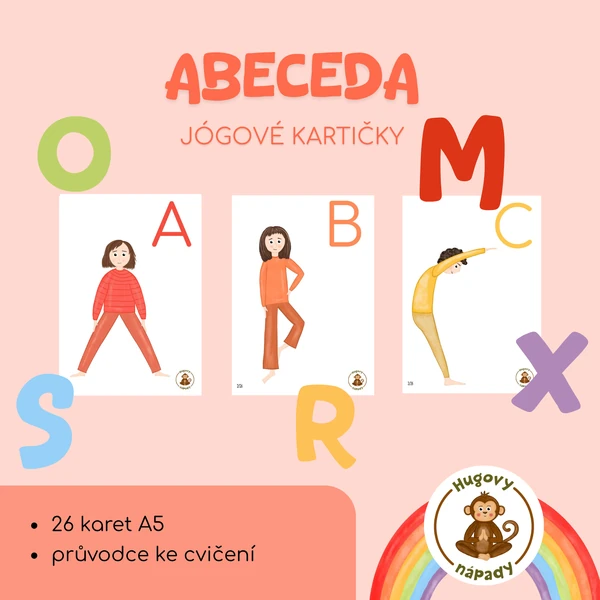 Abeceda - jógové kartičky