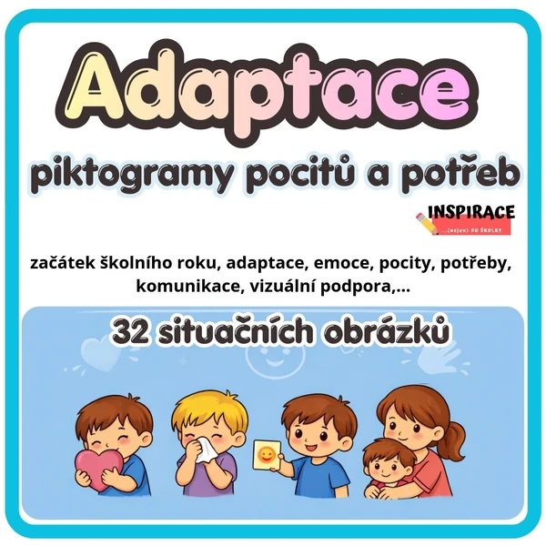 Adaptace – piktogramy pocitů a potřeb