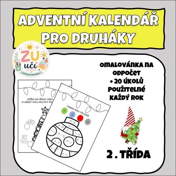Adventní kalendář - Pro DRUHÁČKY