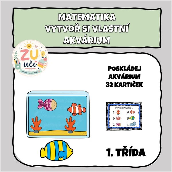 Vytvoř si vlastní akvárium - Čísla do 10