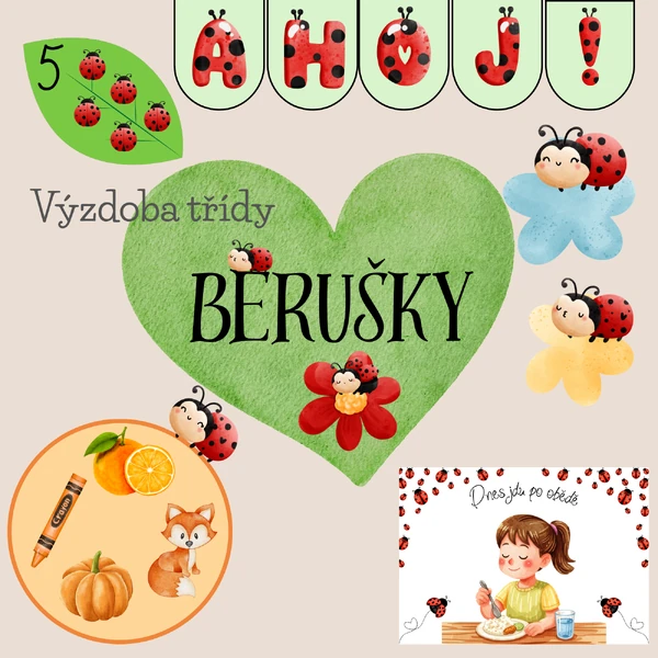 Výzdoba třídy - Berušky