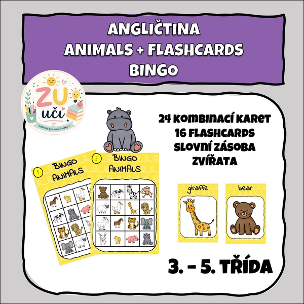 Bingo - zvířata - Animals
