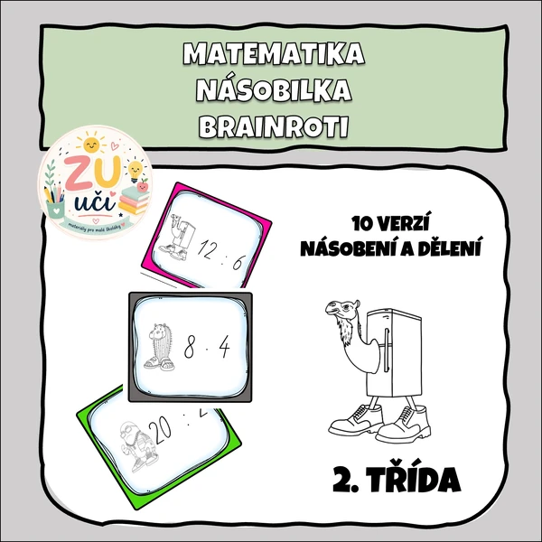 Malá násobilka s BRAINROTY!