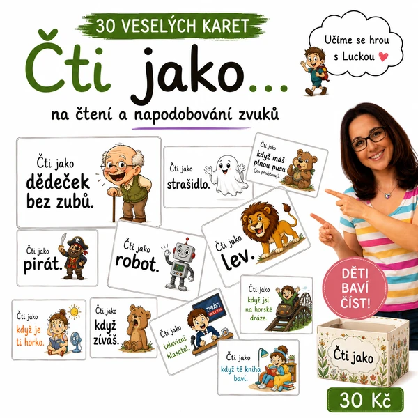 ČTENÍ - AKTIVIZACE - ČTI JAKO.....