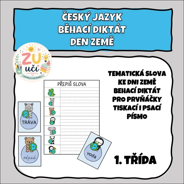 Běhací diktát - Den Země