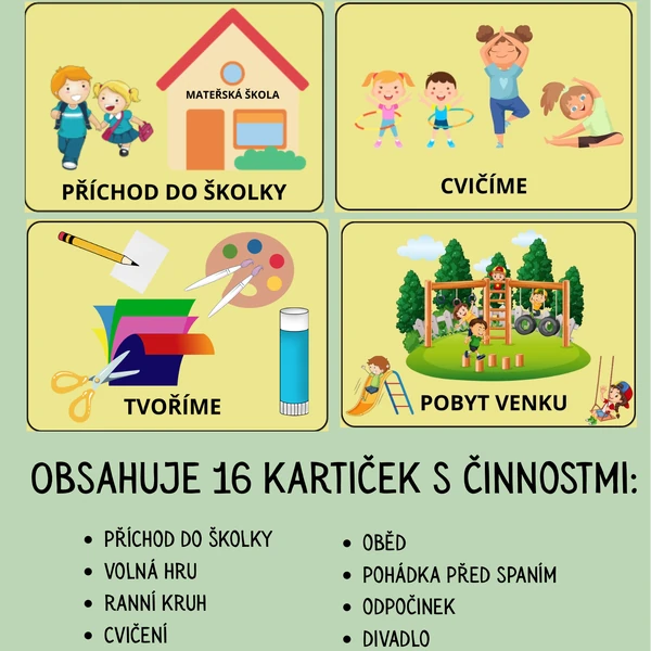 Denní režim v MŠ