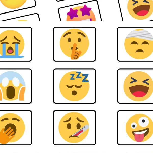 😊 Kartičky se smajlíky – emoce a pocity