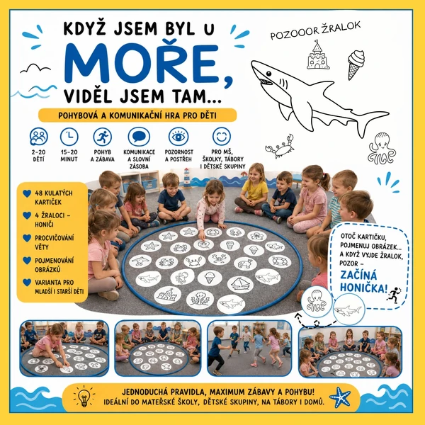 Když jsem byl U MOŘE, viděl jsem tam…