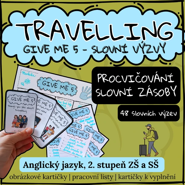 GIVE ME 5 "TRAVELLING" - Zábavné procvičování slovní zásoby pro 2. stupeň ZŠ