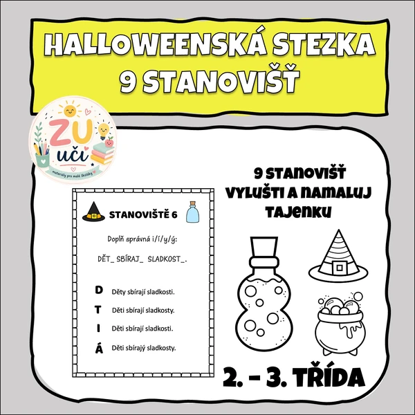 Halloweenská stezka - 2. - 3. třída