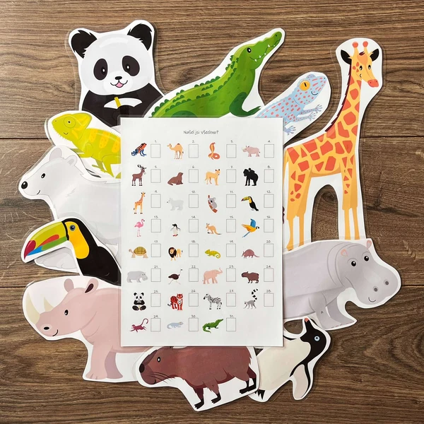 Hledačka s tajenkou: Ztracená zvířátka ze ZOO