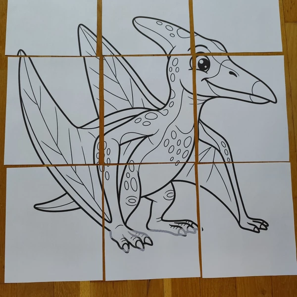 Dinosauří kooperativní (maxi) omalovánky 9A4