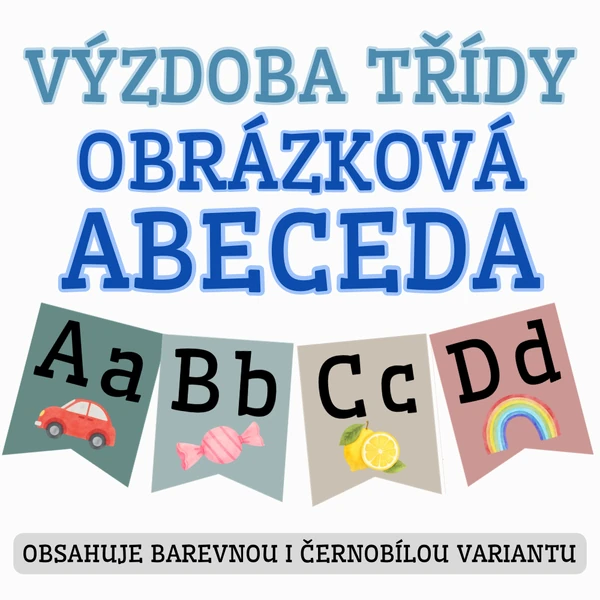 Výzdoba třídy - abeceda