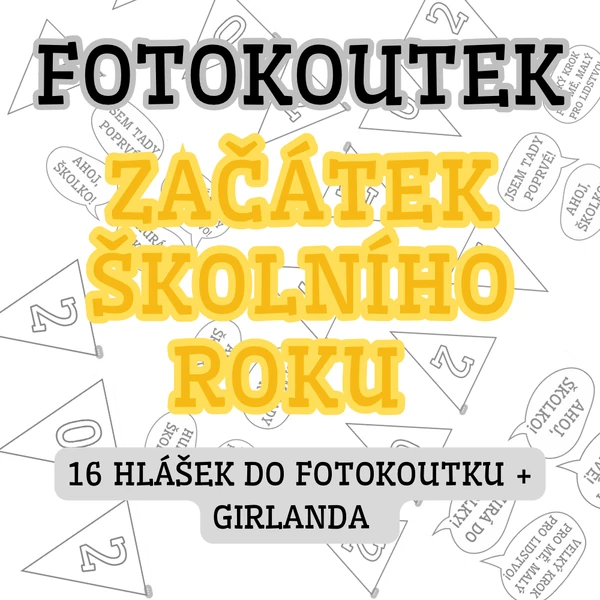 Fotokoutek - začátek školního roku 