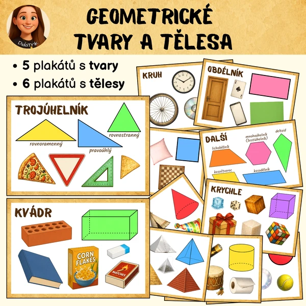 Geometrické tvary a tělesa