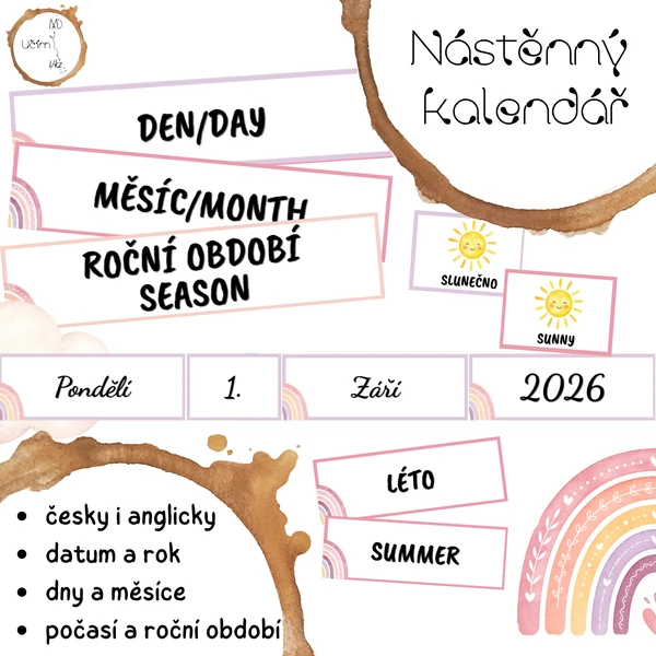 Duha - nástěnný kalendář