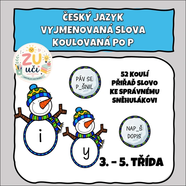 Koulovaná - Vyjmenovaná slova po P