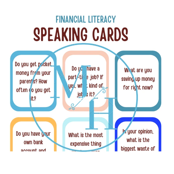 Financial Literacy- speaking cards (A2-B1)