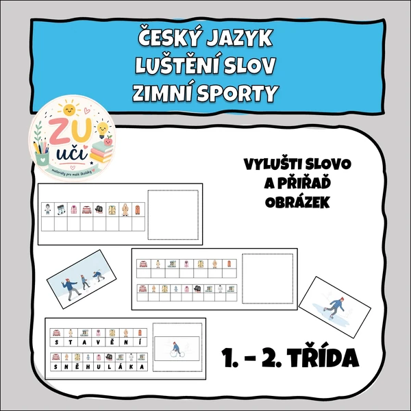 Luštění slov - Zimní sporty