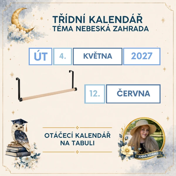 Třídní kalendář - nebeská zahrada