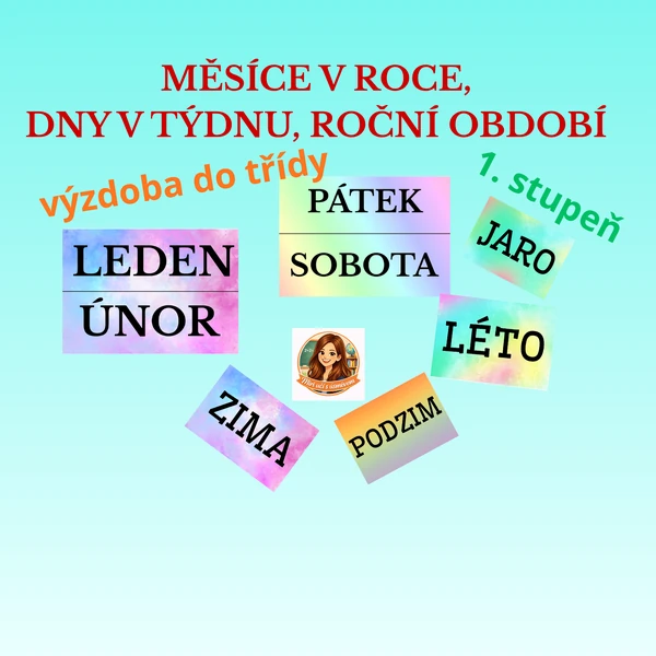 Měsíce v roce, dny v týdnu, roční období
