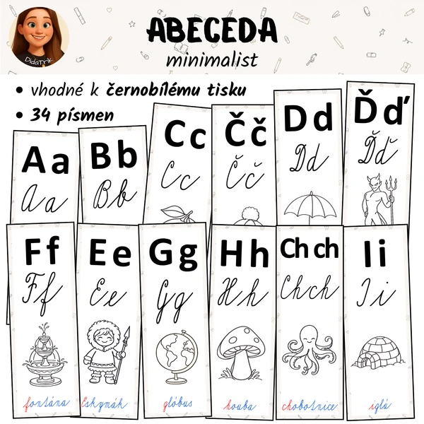Abeceda - minimalist