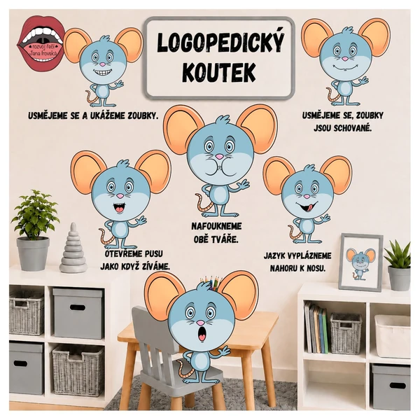 LOGOPEDICKÝ KOUTEK: MYŠIČKY 
